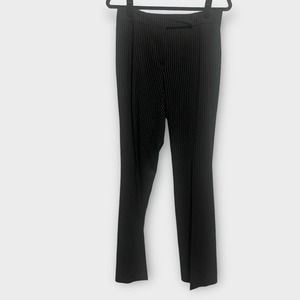 Pin stripe dress pant black size 6